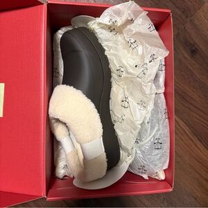 Hunter Women’s Play Sherpa Insulated Clog Black US Size 6  NIB